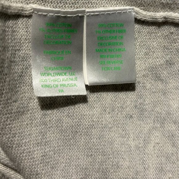 Lilly Pulitzer Women's  Roselle Sweater Small Long Sleeve Gray - Picture 7 of 8